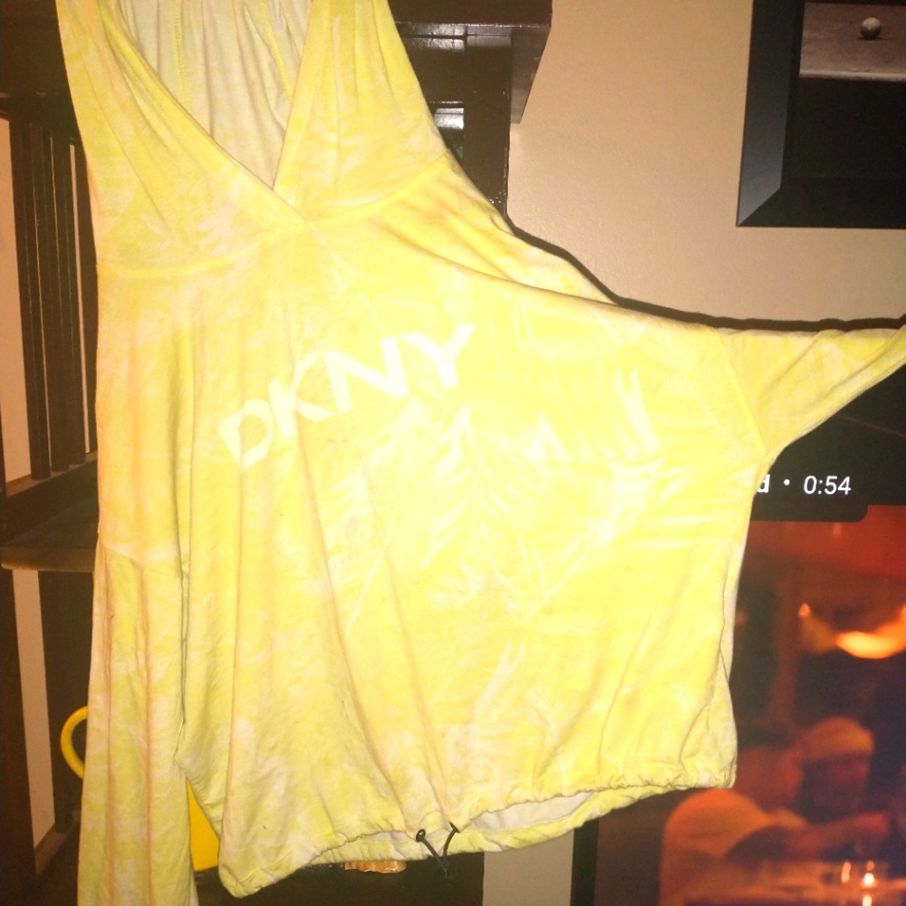 DKNY AUTHENTIC SPORTS CUTE DRAWSTRING CTOP TOP